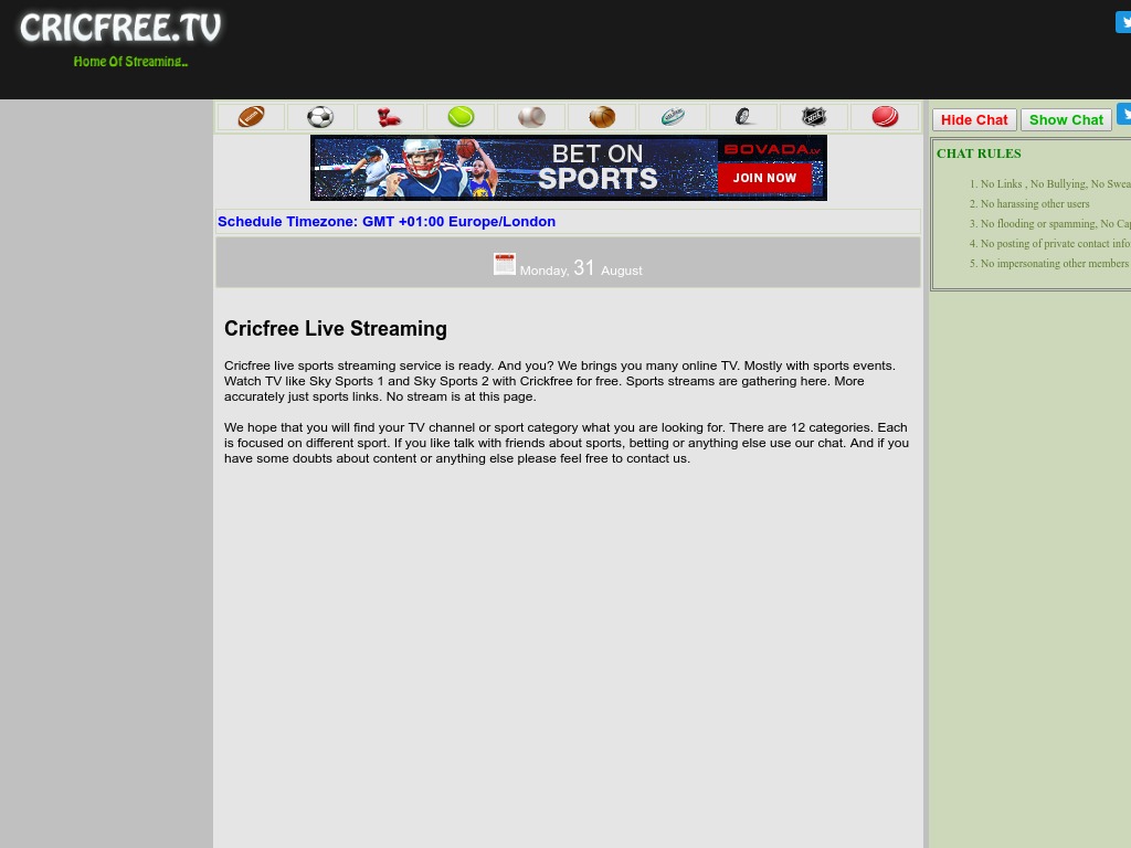 free sports tv online streaming